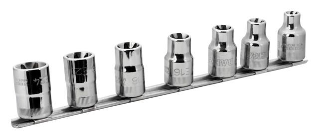 Juego de vasos Bahco 1/2" Torx ref 7807TE