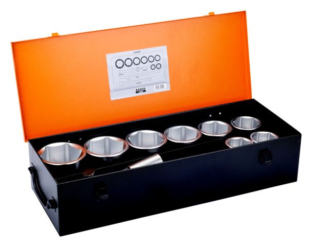 Juego de vasos Bahco 1" hexagonal ref 9540MB
