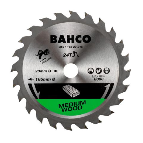 Sierra circular Bahco 136 mm ref 8501-136-20-24C