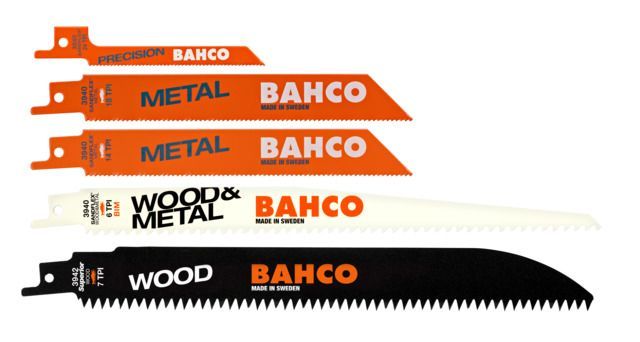 Hoja de sierra Bahco madera ref 3940-MIX-SET-5P