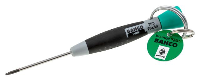 Destornillador Bahco 50 mm Torx acero inoxidable ref TAH703-7-50