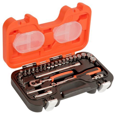 Juego de vasos Bahco 1/4" hexagonal ref S290