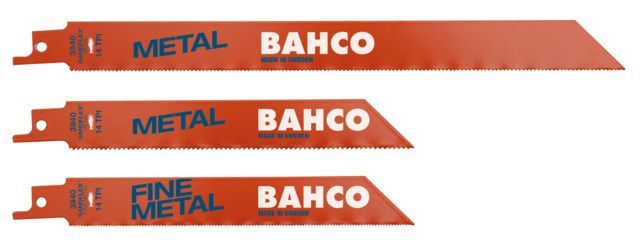 Hoja de sierra Bahco bimetal ref 3940-METAL-SET-5P