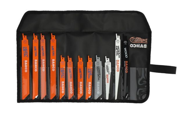Hoja de sierra Bahco bimetal ref 3940-METAL-SET-12P