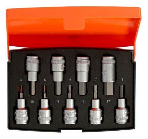 Juego de vasos Bahco 1/2" hexagonal ref S9HEX