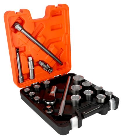 Juego de vasos Bahco 3/4" hexagonal ref SLX20
