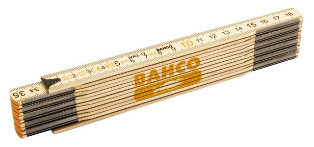 Herramienta de medición Bahco 2 m madera ref WR2-12