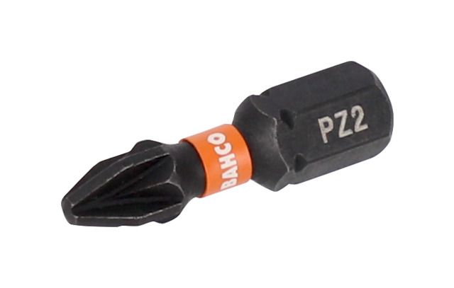 Punta de destornillador Bahco 25Mm Pozidriv 1/4" ref 66IM/PZ2-2P