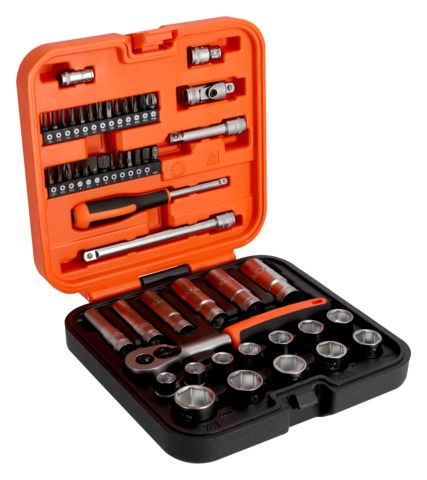 Juego de vasos Bahco 3/8" hexagonal 1/4" ref S51MC3H