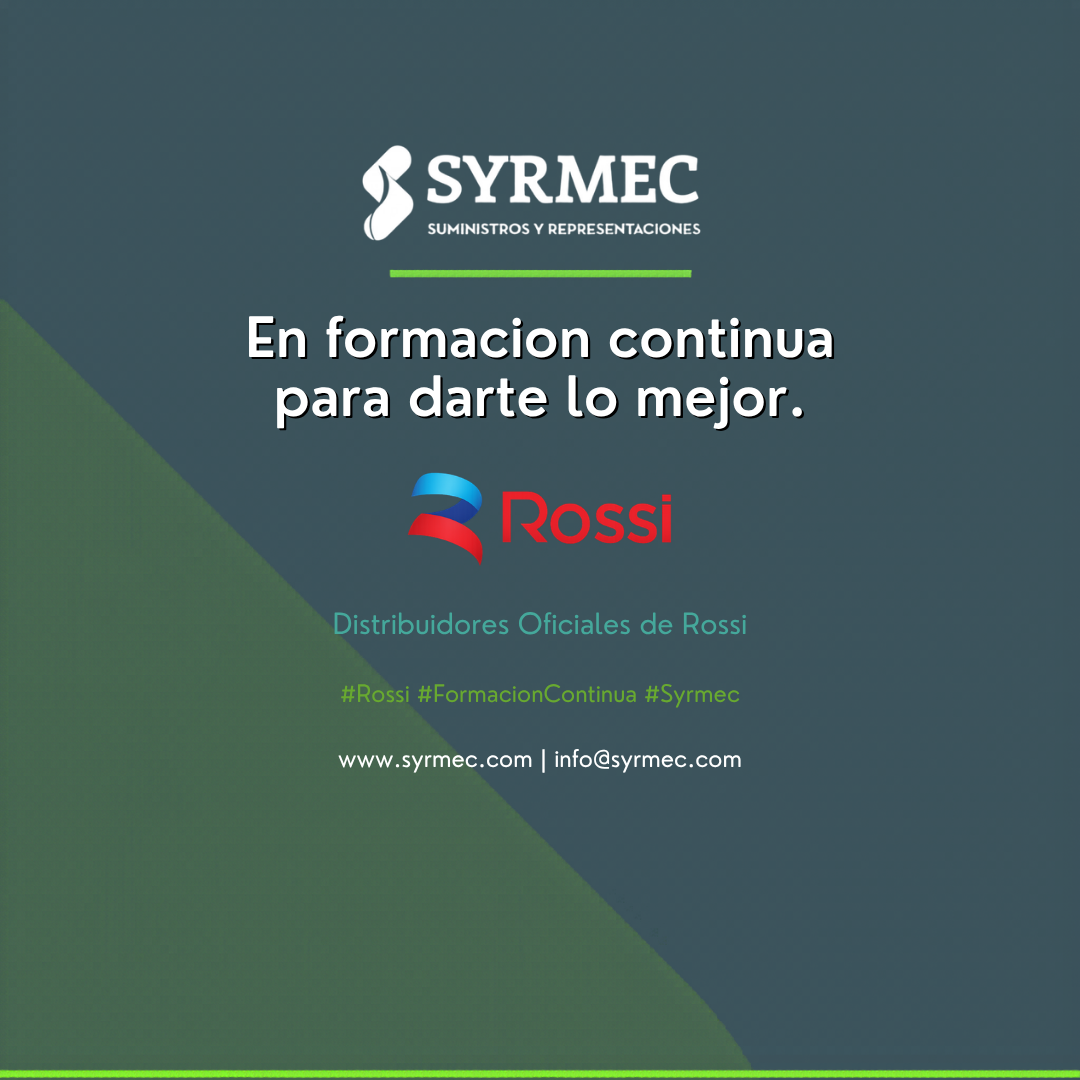 Distribuidores oficiales de Rossi en jornada técnica SYRMEC