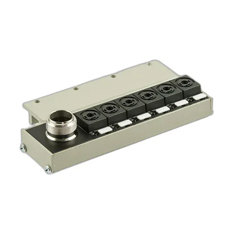 Kit conector múltiplesecundario precableado. 6pos. 24v Metal Work