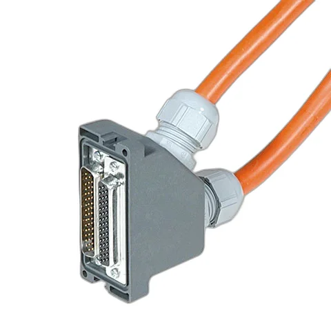 Conector 44 polos precisión in/out cm l.5 mt Metal Work