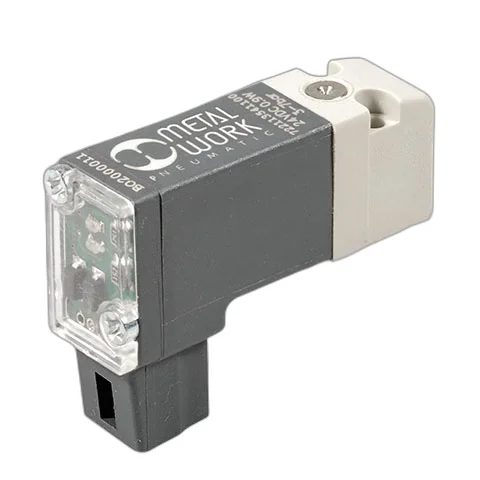Electroválvula plt10 3/2 nc 0.8w 24vdc led man Metal Work