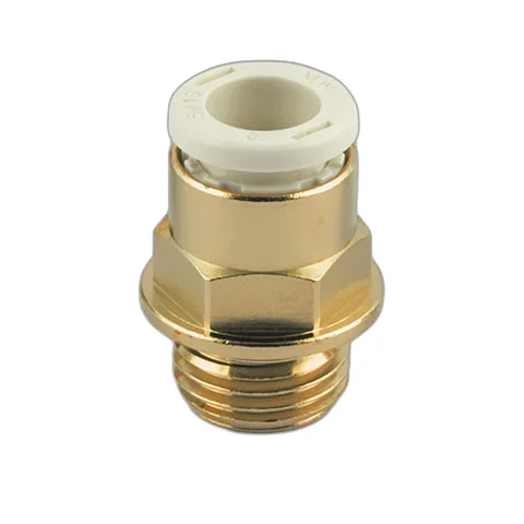 Racor recto macho r1 F-NSF plus ø6 1/4 Metal Work