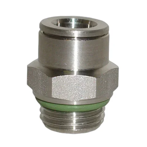 Racor recto m. XR1 ø10 3/8" - AISI 316l Metal Work